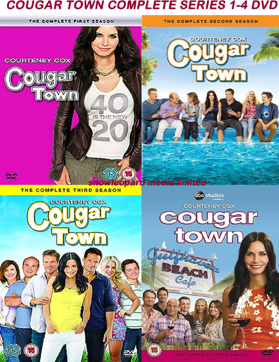 COUGAR TOWN COMPLETE SERIES 1-4 DVD Box Set ALL Season