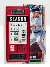 2020 Panini Contenders Season Ticket Trea Turner #79 Washington Nationals