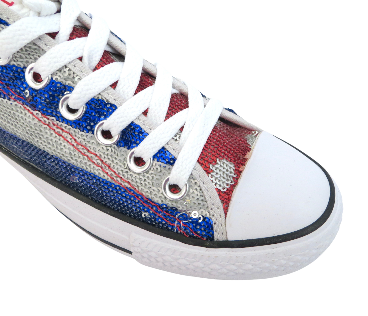 New Converse Sequined All Star Chuck Taylor Ox Low Sneaker