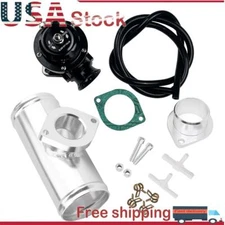 Universal Billet Aluminum Type-rs Turbo Blow Off Valve Bov+2.5" Flange Tube Pipe