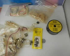 Lot  of YALEY Candle Wicking roll, wick clips & individual wicks