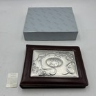 Photo Album 15x20 In Leather And Silver Ag 4g 146 De Santis Silver 25 Years