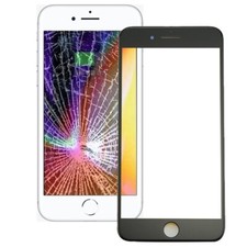 for iPhone 8 Plus Front Screen Outer Glass Lens w/ Front LCD Screen Bezel Frame
