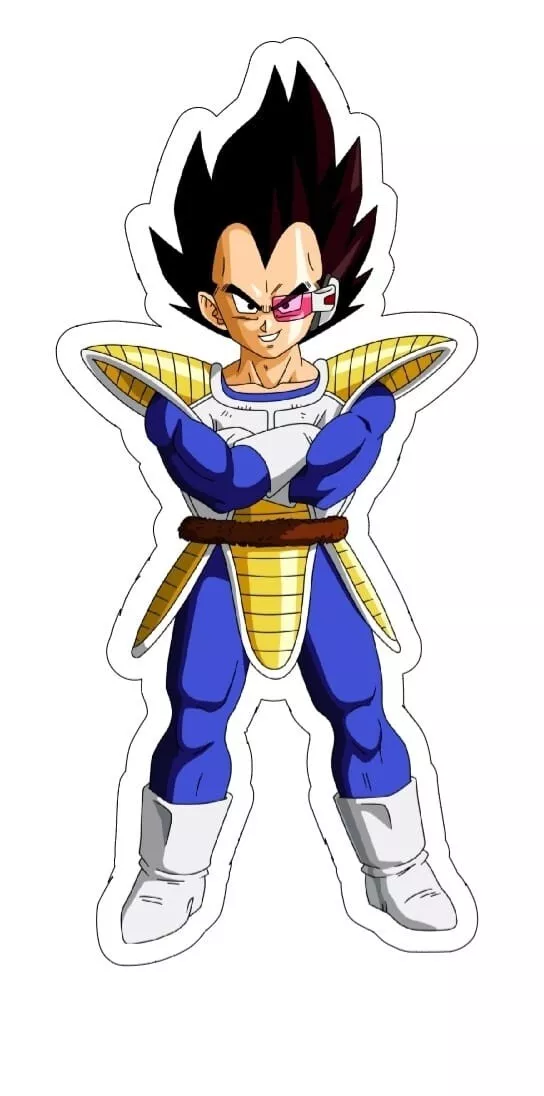 Mecha Vegeta Sticker for Sale by Anime and More