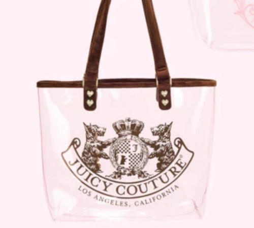 Stoney Clover Lane x Juicy Couture Clear Tote Bag It has some invisible print