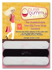 Purse Gummy® Stop Strap Slips*Keep your bag & purse secure *Non-slip grip strip 
