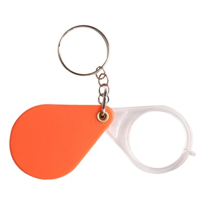 Pocket            Glass Small Handheld Folding Keychain Magnifier 