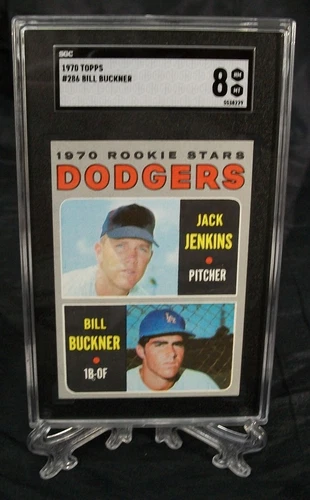 1970 Topps #286 Rookie Stars/Jack Jenkins RC/Bill Buckner RC SGC 8