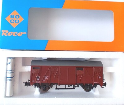 Wagon Roco HO SNCF – Époque IV – Prêt à Rouler – Vert – Modélisme Ferroviaire