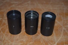 Lot of 3 Veeco / Wyko Lenses A / .50x / 2.0x