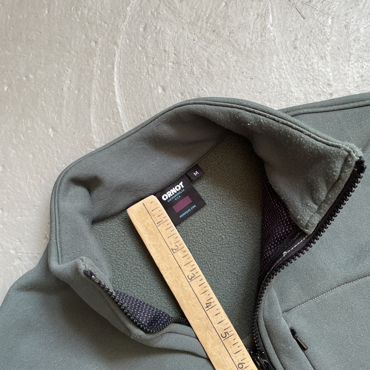 Ornot Skyline Full Zip Cycling Bike Fleece Liner Jacket Made In