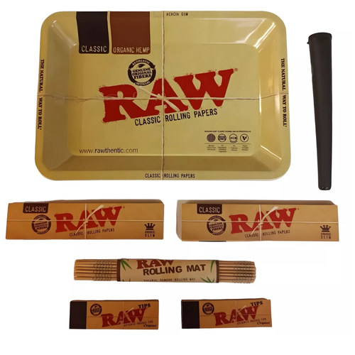 Rolling Tray Gift Sets Small Medium Trays Rolling Papers Tips Bundle Gift Kit - Picture 43 of 53