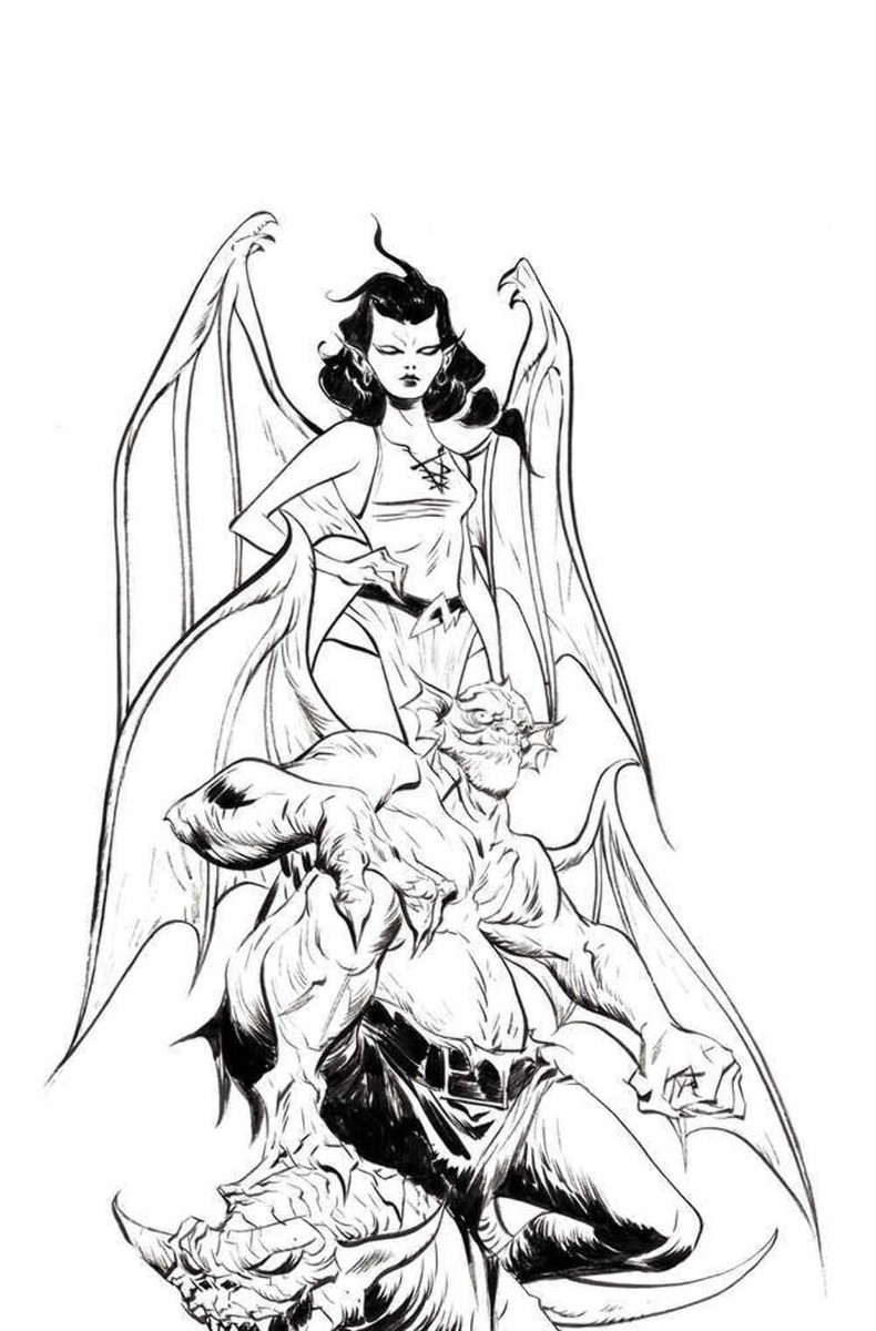 Gargoyles #3 Cover Zd 15 Copy Foc Variant Edition Lee Line Art