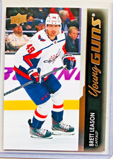 2021-22 UPPER DECK EXTENDED HOCKEY YOUNG GUNS ROOKIE CARD SP 703 BRETT LEASON