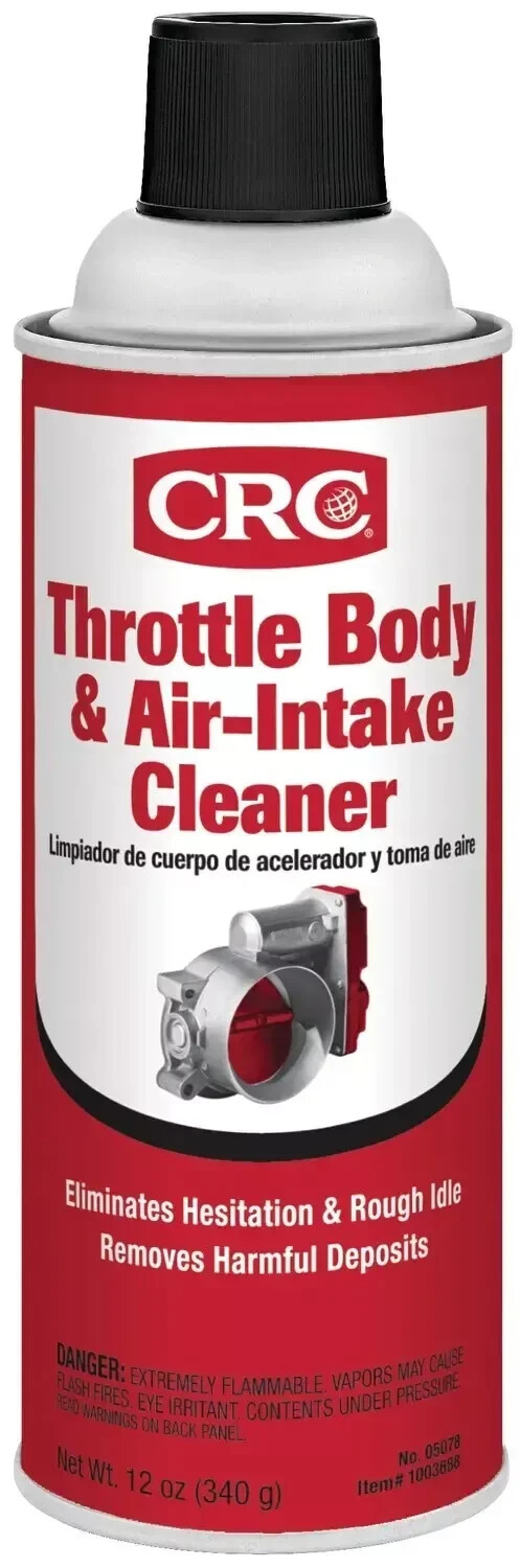 CRC 05078 Throttle Body & Air-Intake Cleaner 12oz