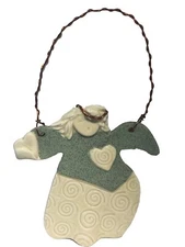 Vintage Angel Ornament Wall Art EDGEWATER DESIGNS CAROL JONES SIGNED Pottery