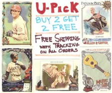 2023 Topps Allen Ginter 251-400 Base + Inserts Buy 2 Get 2 FREE Shipping U-Pick