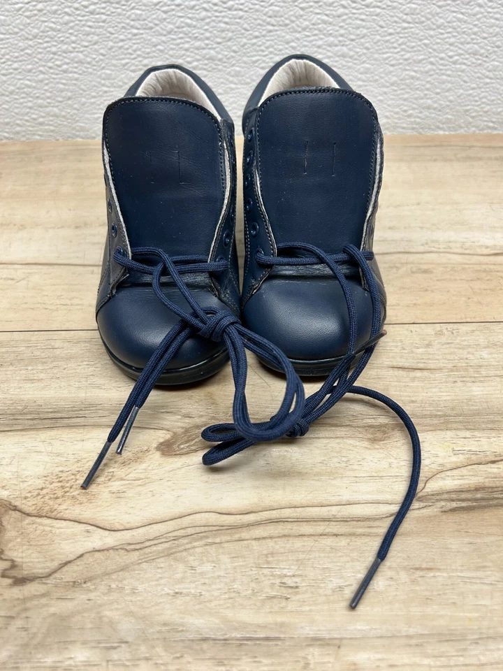 Perfection By Jumping Jacks темно-синий из натуральной кожи ребенка ясельного возраста обувь Размер: 3E - Изображение 3 из 4