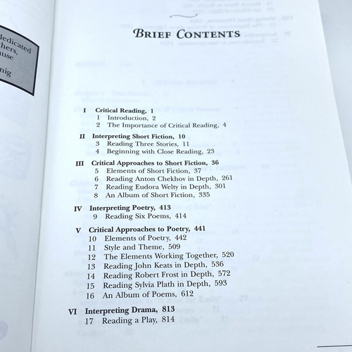 Literature : An Introduction to Critical Reading, Compact Edition, Lee Jacobus - Bild 6 von 9