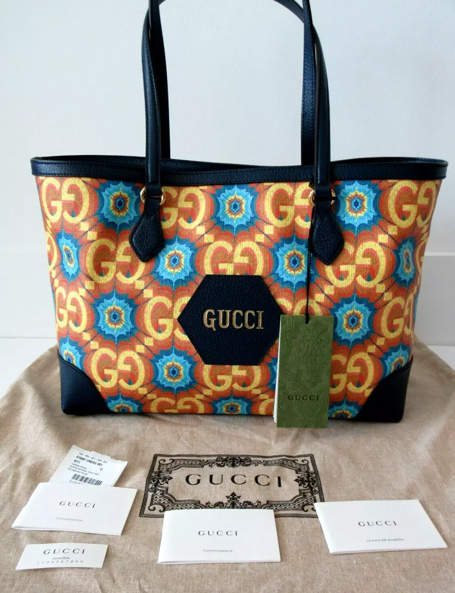 Gucci Jumbo GG Large Tote Bag, Black, Leather