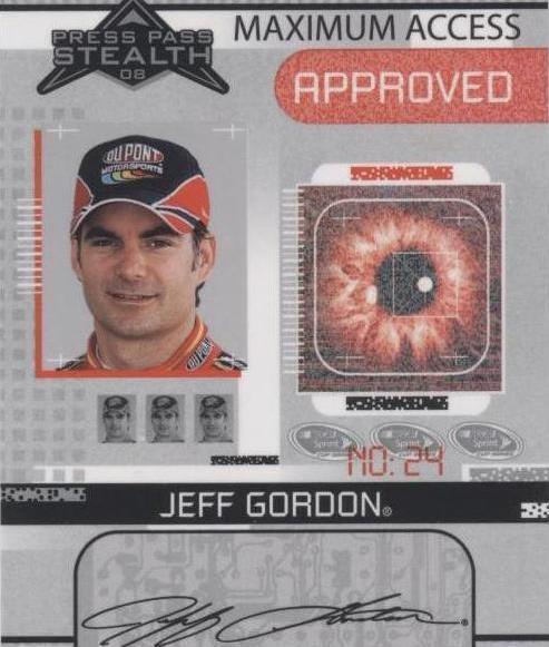 2008 Press Pass Stealth - Jeff Gordon #MA 10 - 1 of 1