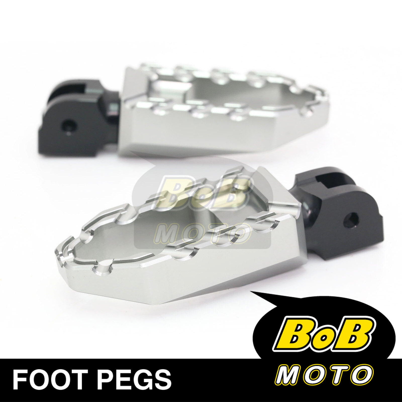 For Buell XB12R Firebolt 2004+ CNC BUZZ Rider Front Foot Pegs TITANIUM