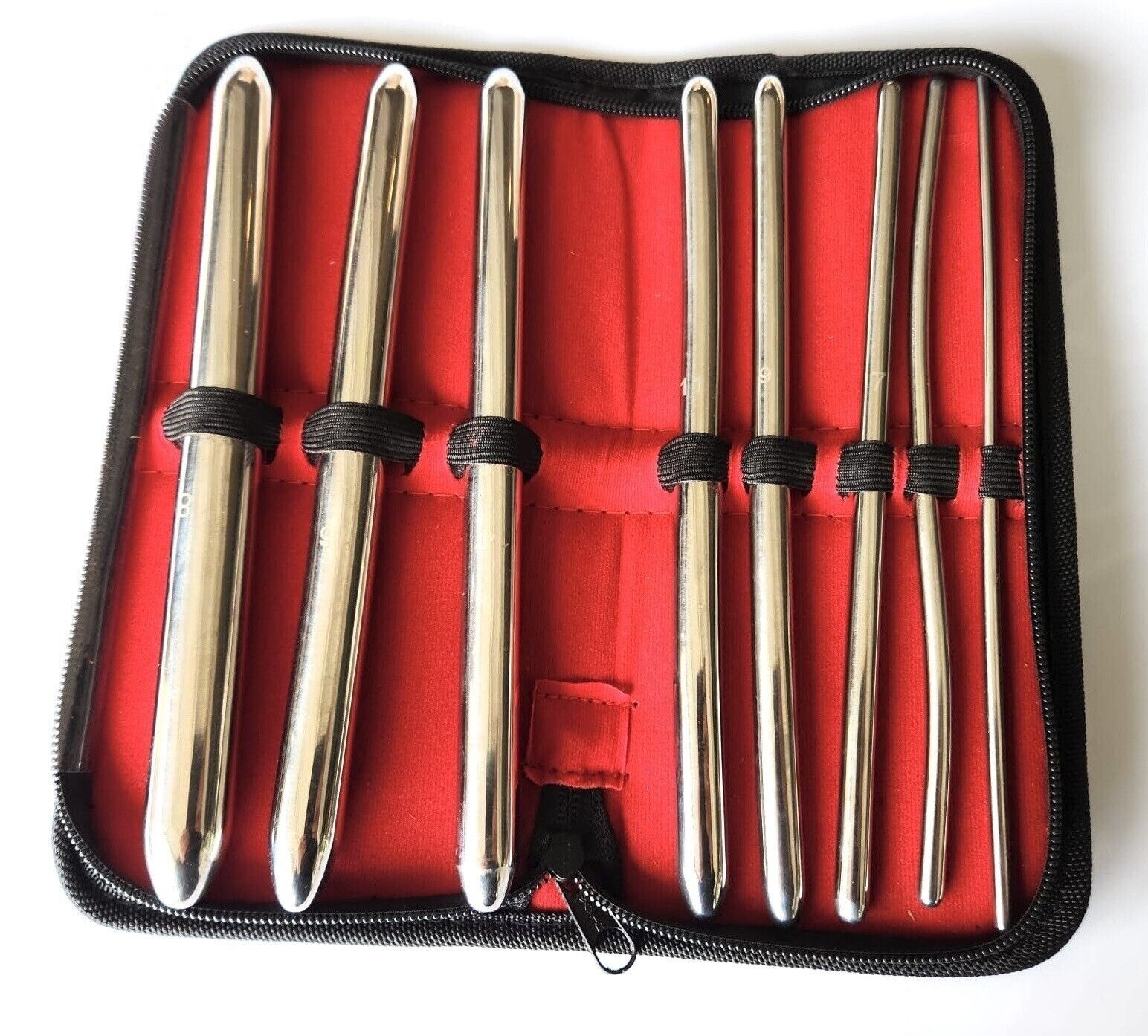 8 Pcs Hegar Dilator Set Uterine Urethral Diagnostic Cervical Sounds