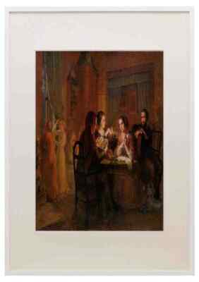 Janmot Louis Le Poeme De L Ame 6 Le Toit Paternel A3 A4 Framed Print Picture
