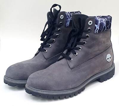 Timberland Herren Premium Castlerock Boots US 11W EU Gr. 45, Veloursleder grau
