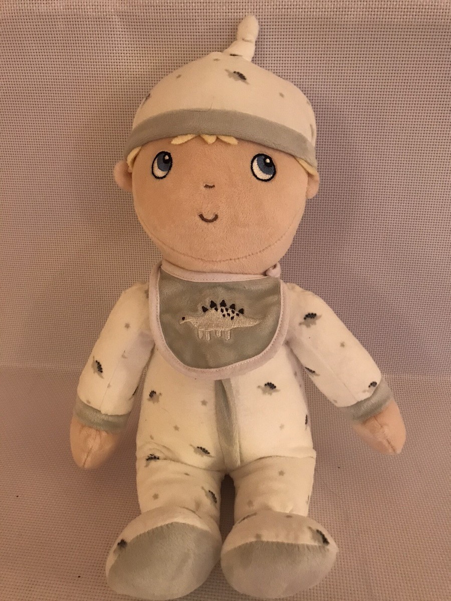 Aldi Little Town Baby Girl Dinosaur Bob Doll Soft Plush Toy 15”