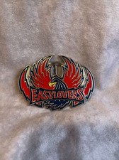 Eagle Easy Lovers Easyriders Style Motorcycle Chopper Biker Belt Buckle Rare