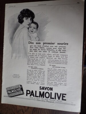 PALMOLIVE + TRICO Eiswischer + Knochenmessgeräte Werbung Papier ILLUSTRATION 1926
