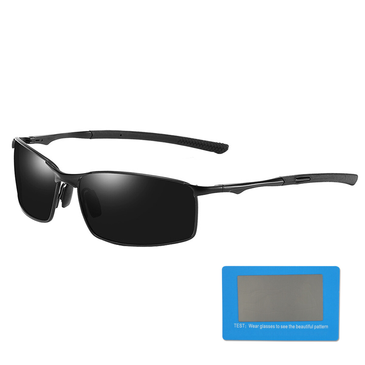 Mens Polarized Photochromic Sunglasses Pilot Sport Driving Outdoor