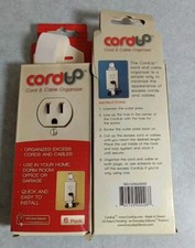 Set of 2 CORD UP Cord  Cable Organizer EASY 6 Pack- 12 total FREE US SHIP