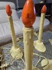 Vth Lot Of 9 Noma Plastic Christmas Or Halloween Electric Window Candles — photo 9