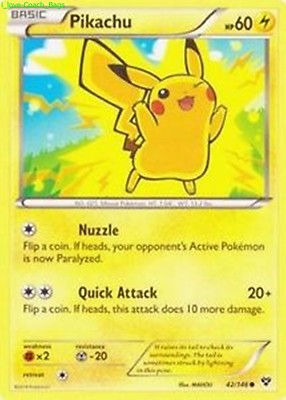 ポケットモンスター Pikachu - 42/146 - (Non-Holo) XY Base Set Pokemon Near Mint | eBay