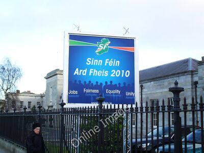 Photo 12x8 Sinn Fu00c3u00a9in Ard Fheis 2010 sign at the R.D.S., Dublin  c2010