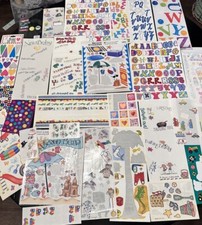 Lot Of 40 Scrapbooking Stickers Vintage 90s  2000s Sandylion Assorted Used