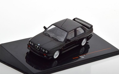 BMW M3 E30 1990 BLACK IXO CLC308N 1/43 LHD METAL SPORT EVOLUTION BLACK NOIRE