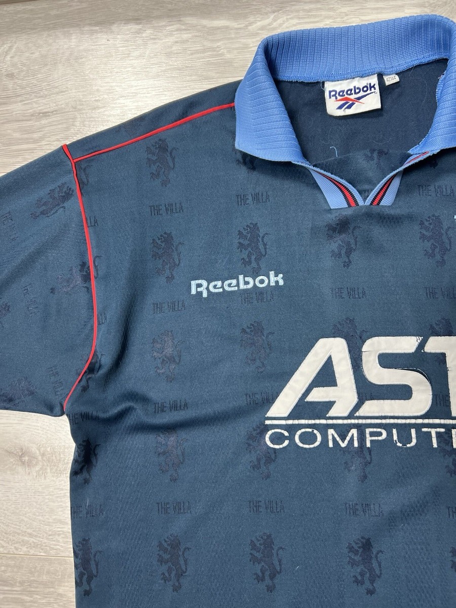 Reebok - 【新品未使用】95-97 アストンヴィラASTON VILLA FC アウェイ Vintage Reebok Aston Villa 1995 1997 Away Football Jersey