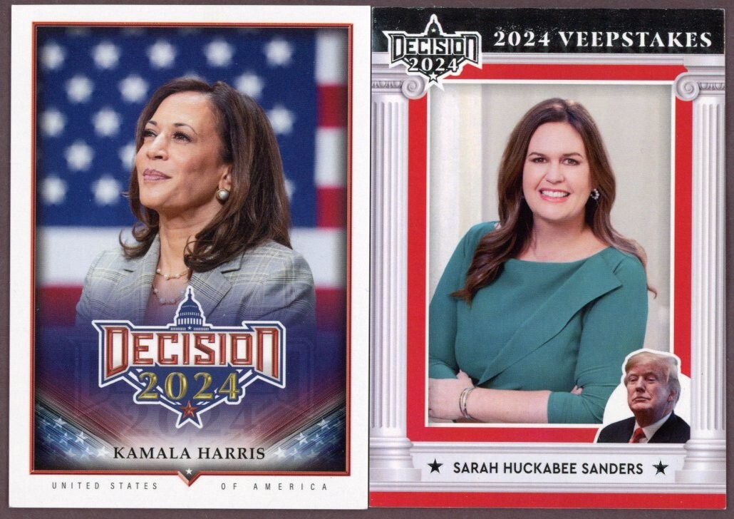Decision 2024 Political Trading Cards Base & Inserts You Pick