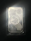 1975 Los Angeles California ANA Convention 1oz .999 Fine Silver Art Bar #000766