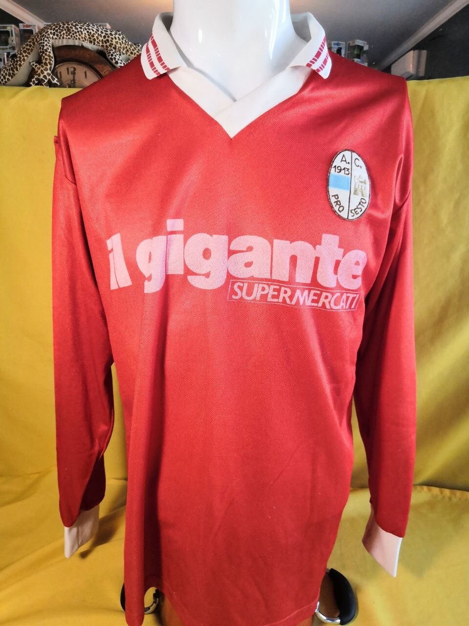 A.C. 1913 PRO SESTO SAN GIOVANNI MILAN ITALY ORIGINAL RETRO SOCCER JERSEY S1-48
