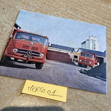 Mercedes Benz camion poids lourds prospectus ancien Unimog Autocar fourgon