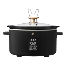 Beautiful 6 Qt Programmable Slow Cooker with Five Preset Functions, Three Heat