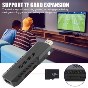 Video Game Console Retro 58000+Games TV Stick 256G 4K  2 Wireless Controller