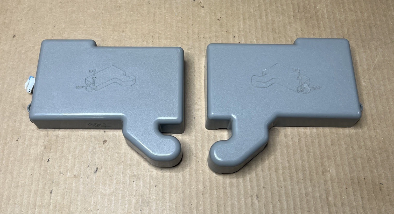 MCK68187502 MCK68187501 LG Kenmore Refrigerator Upper Hinge Covers | CK