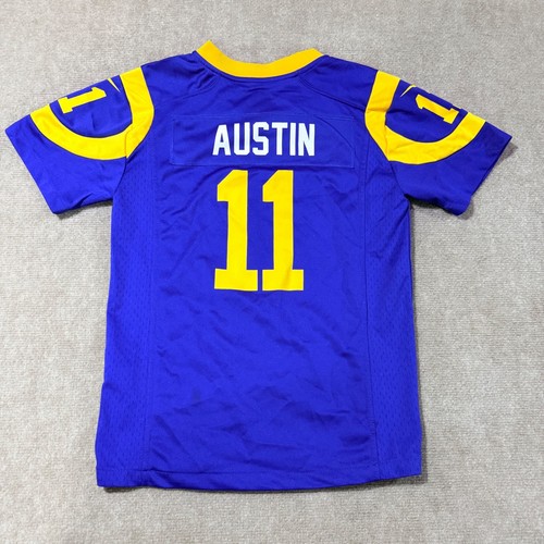 Nike NFL Los Angeles Rams Tavon Austin 11 Jersey Youth Medium Blue Yellow