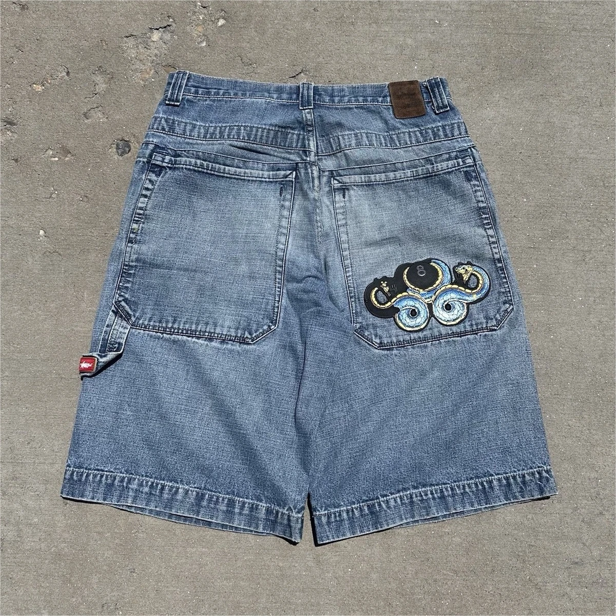 JNCO Denim Shorts for Men Blue for sale | eBay