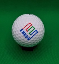 Enron Corporate Energy Company Vintage Famous Scandal Collectible logo golf ball